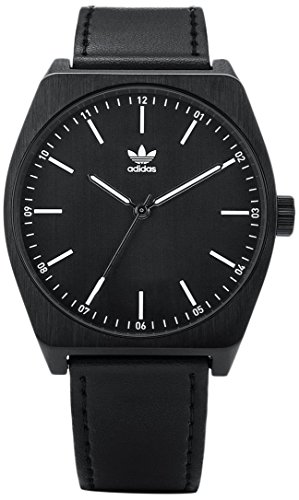 Adidas Herren Analog Quarz Uhr mit Leder Armband Z05-756-00 - 1