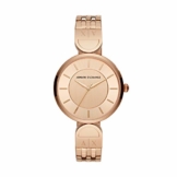 Armani Exchange Damen-Armbanduhr Analog Quarz One Size, rosé, rosé - 1