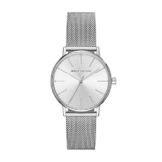 Armani Exchange Damen-Armbanduhr Quarz One Size, silberfarben, Silber - 1
