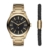 Armani Exchange Herren Analog Quarz Uhr mit Edelstahl Armband AX7104 - 1