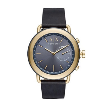 Armani Exchange Herren Analog Quarz Uhr mit Leder Armband AXT1023 - 1