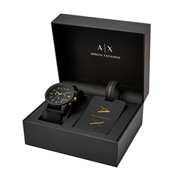 Armani Exchange Herren Chronograph Quarz Uhr mit Silikon Armband AX7105 - 3