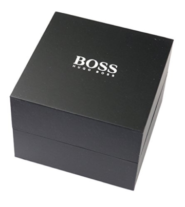 BOSS Hugo Herren Armbanduhr Uhr Watch 1513439 Edelstahl Silber Schwarz - 4