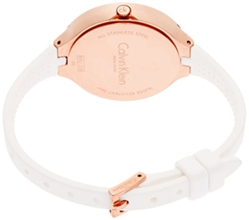Calvin Klein Damen Analog Quarz Smart Watch Armbanduhr mit Silikon Armband K4U236K6 - 2