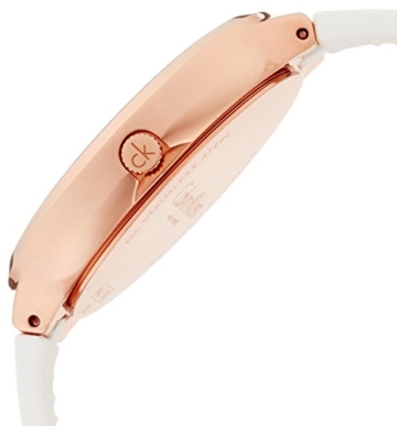 Calvin Klein Damen Analog Quarz Smart Watch Armbanduhr mit Silikon Armband K4U236K6 - 3