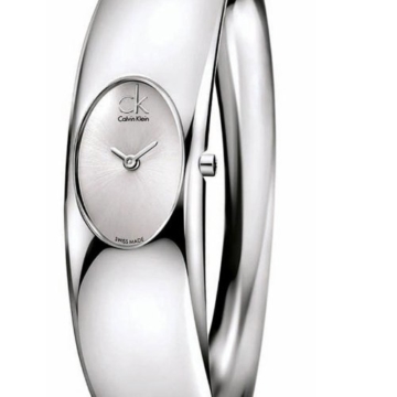 Calvin Klein Damen Analog Quarz Uhr mit Edelstahl Armband K1Y22120 - 2