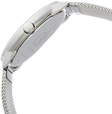 Calvin Klein Damen Analog Quarz Uhr mit Edelstahl Armband K3M2212N - 3