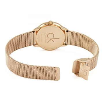 Calvin Klein Damen Analog Quarz Uhr mit Edelstahl Armband K3M22626 - 2