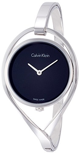 Calvin Klein Damen Analog Quarz Uhr mit Edelstahl Armband K6L2S111 - 1