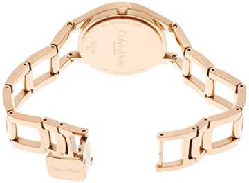 Calvin Klein Damen Analog Quarz Uhr mit Edelstahl Armband K6R23626 - 2