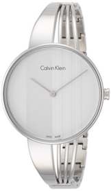 Calvin Klein Damen Analog Quarz Uhr mit Edelstahl Armband K6S2N116 - 1