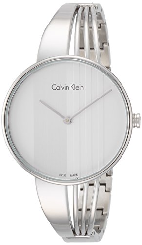 Calvin Klein Damen Analog Quarz Uhr mit Edelstahl Armband K6S2N116 - 1
