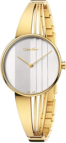 Calvin Klein Damen Analog Quarz Uhr mit Edelstahl Armband K6S2N516 - 1