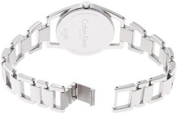 Calvin Klein Damen Analog Quarz Uhr mit Edelstahl Armband K7L23141 - 2