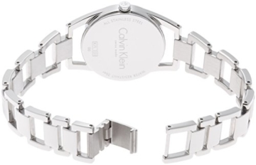 Calvin Klein Damen Analog Quarz Uhr mit Edelstahl Armband K7L23141 - 2