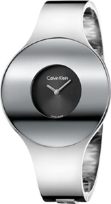 Calvin Klein Damen Analog Quarz Uhr mit Edelstahl Armband K8C2M111 - 1