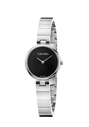 Calvin Klein Damen Analog Quarz Uhr mit Edelstahl Armband K8G23141 - 1