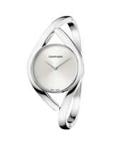 Calvin Klein Damen Analog Quarz Uhr mit Edelstahl Armband K8U2M116 - 1