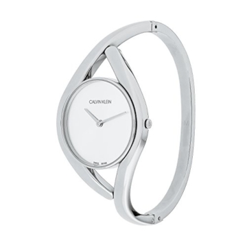 Calvin Klein Damen Analog Quarz Uhr mit Edelstahl Armband K8U2M116 - 2