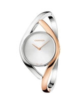 Calvin Klein Damen Analog Quarz Uhr mit Edelstahl Armband K8U2MB16 - 1