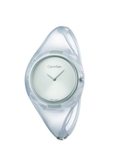 Calvin Klein Damen Analog Quarz Uhr mit Harz Armband K4W2MXK6 - 1