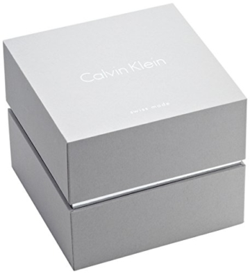 Calvin Klein Damen Analog Quarz Uhr mit Harz Armband K4W2MXK6 - 5