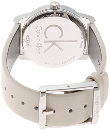 Calvin Klein Damen Analog Quarz Uhr mit Leder Armband K2G231XH - 2