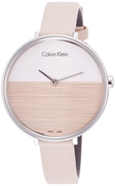 Calvin Klein Damen Analog Quarz Uhr mit Leder Armband K7A231XH - 1