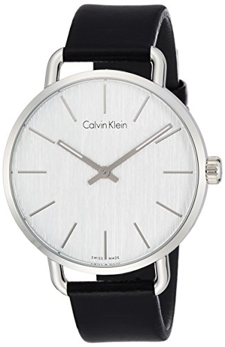 Calvin Klein Damen Analog Quarz Uhr mit Leder Armband K7B211C6 - 1