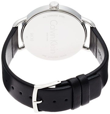 Calvin Klein Damen Analog Quarz Uhr mit Leder Armband K7B211C6 - 2