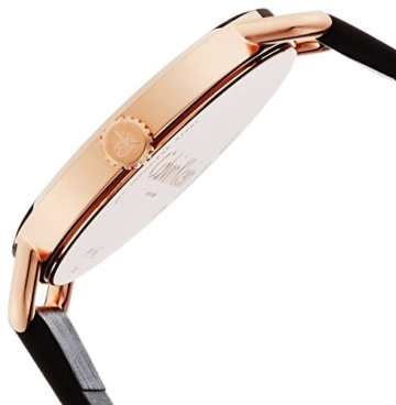 Calvin Klein Damen Analog Quarz Uhr mit Leder Armband K7B216G6 - 3