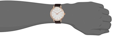 Calvin Klein Damen Analog Quarz Uhr mit Leder Armband K7B216G6 - 4