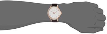 Calvin Klein Damen Analog Quarz Uhr mit Leder Armband K7B216G6 - 4