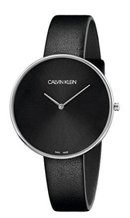 Calvin Klein Damen Analog Quarz Uhr mit Leder Armband K8Y231C1 - 1