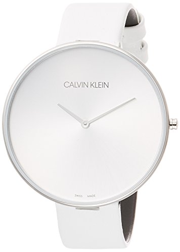 Calvin Klein Damen Analog Quarz Uhr mit Leder Armband K8Y231L6 - 1