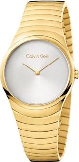 Calvin Klein Damen Analog Quarz Uhr mit Vergoldet Armband K8A23546 - 1