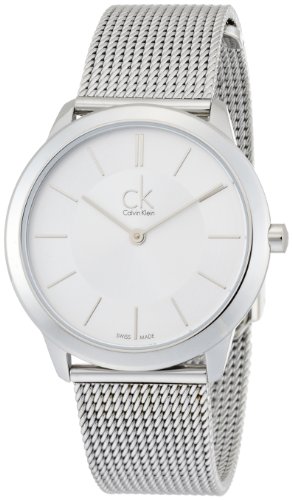 Calvin Klein Damen-Armbanduhr XS minimal Analog Quarz Edelstahl K3M22126 - 1