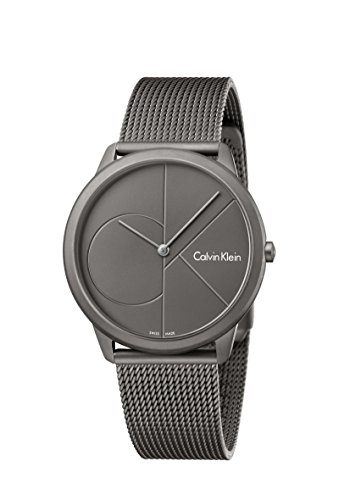 Calvin Klein Herren Analog Quarz Uhr mit Edelstahl Armband K3M517P4 - 1