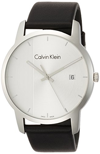 Calvin Klein Herren Analog Quarz Uhr mit Leder Armband K2G2G1CX - 1