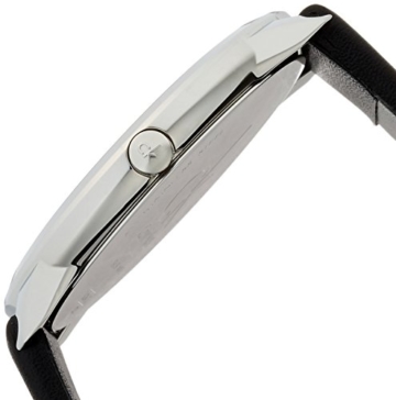 Calvin Klein Herren Analog Quarz Uhr mit Leder Armband K3M211C4 - 3