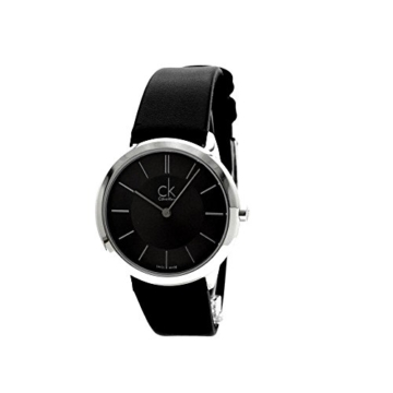 Calvin Klein Herren Analog Quarz Uhr mit Leder Armband K3M221C4 - 1