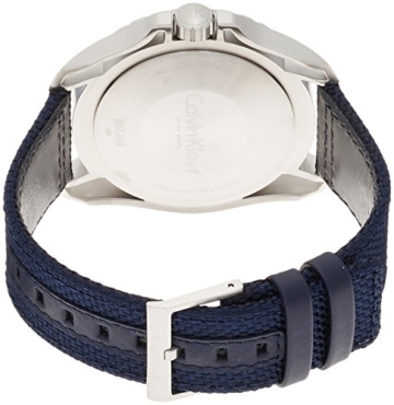 Calvin Klein Herren Analog Quarz Uhr mit Stoff Armband K5Y31UVN - 2
