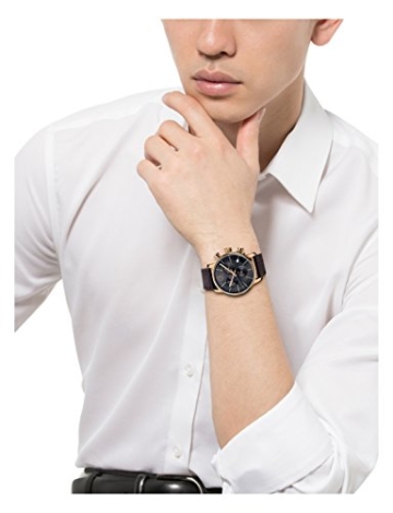 Calvin Klein Herren-Armbanduhr Chronograph Quarz Leder K2G276G3 - 3
