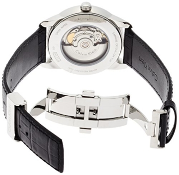 Calvin Klein Herren Armbanduhr Digital Automatik Leder K5S341C1 - 2