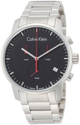 Calvin Klein Herren Chronograph Quarz Uhr mit Edelstahl Armband K2G27141 - 1