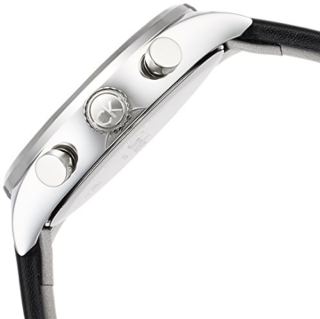 Calvin Klein Herren Chronograph Quarz Uhr mit Leder Armband K8S271C1 - 3