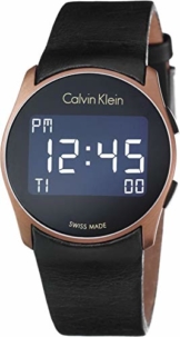 Calvin Klein Herren Digital Quarz Uhr mit Gummi Armband K5B13YC1 - 1