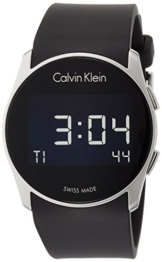 Calvin Klein Herren Digital Quarz Uhr mit Gummi Armband K5B23TD1 - 1