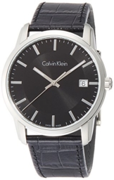 Calvin Klein Herren Digital Quarz Uhr mit Leder Armband K5S311C1 - 1