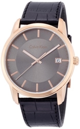 Calvin Klein Herren Digital Quarz Uhr mit Leder Armband K5S316C3 - 1